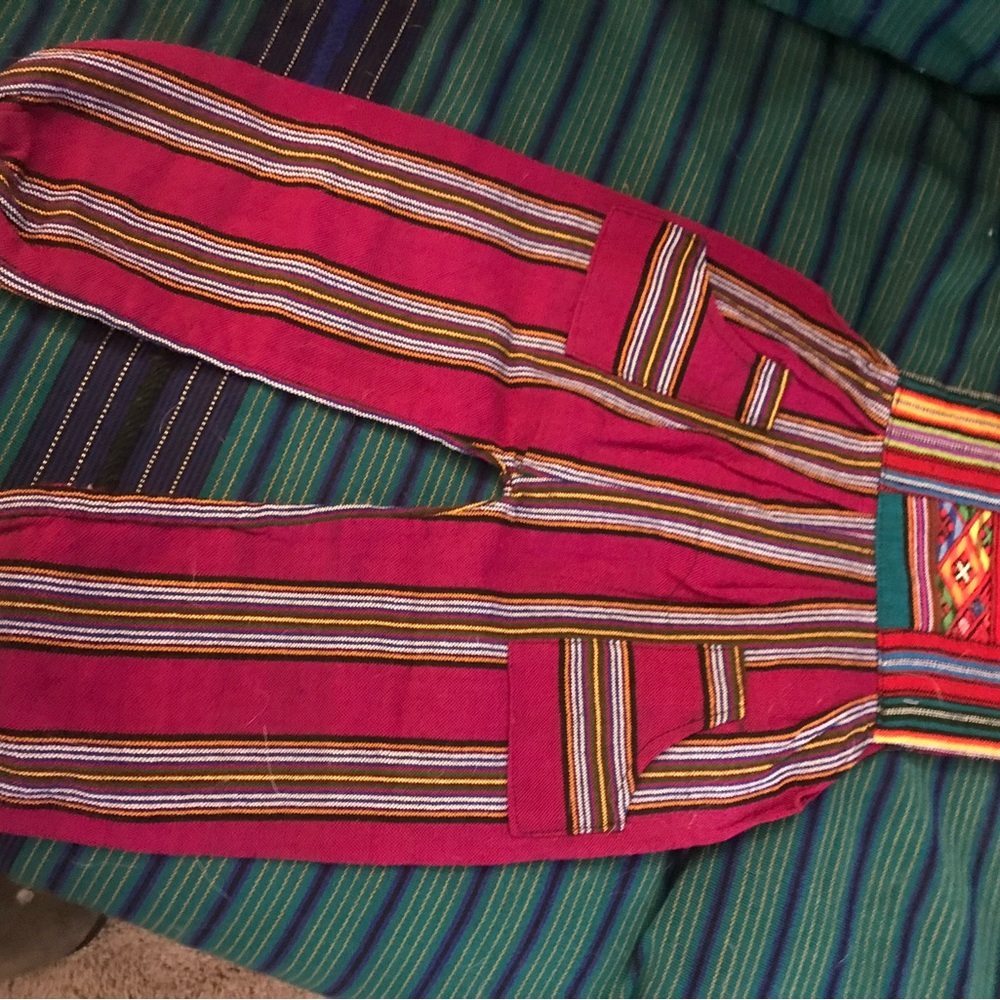 CLEARANCE
Colourful Striped Overalls handmade in Guatemala - Picture 8 of 8